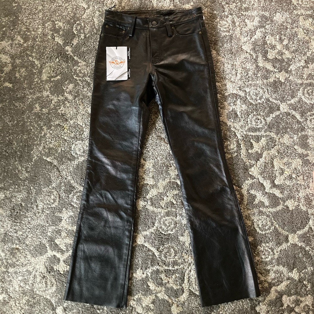 Milwaukee Leather Pants NWT Women's Size 4 Motorcycle Leather Pants